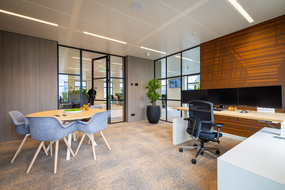 Het interieur van een kantoorpand in Kampen