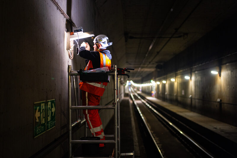 Vervangen verlichting Hemtunnel Amsterdam