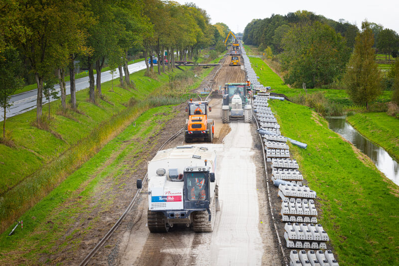 Spoorvernieuwing / aanpak baanstabiliteit Appingedam - Delfzijl