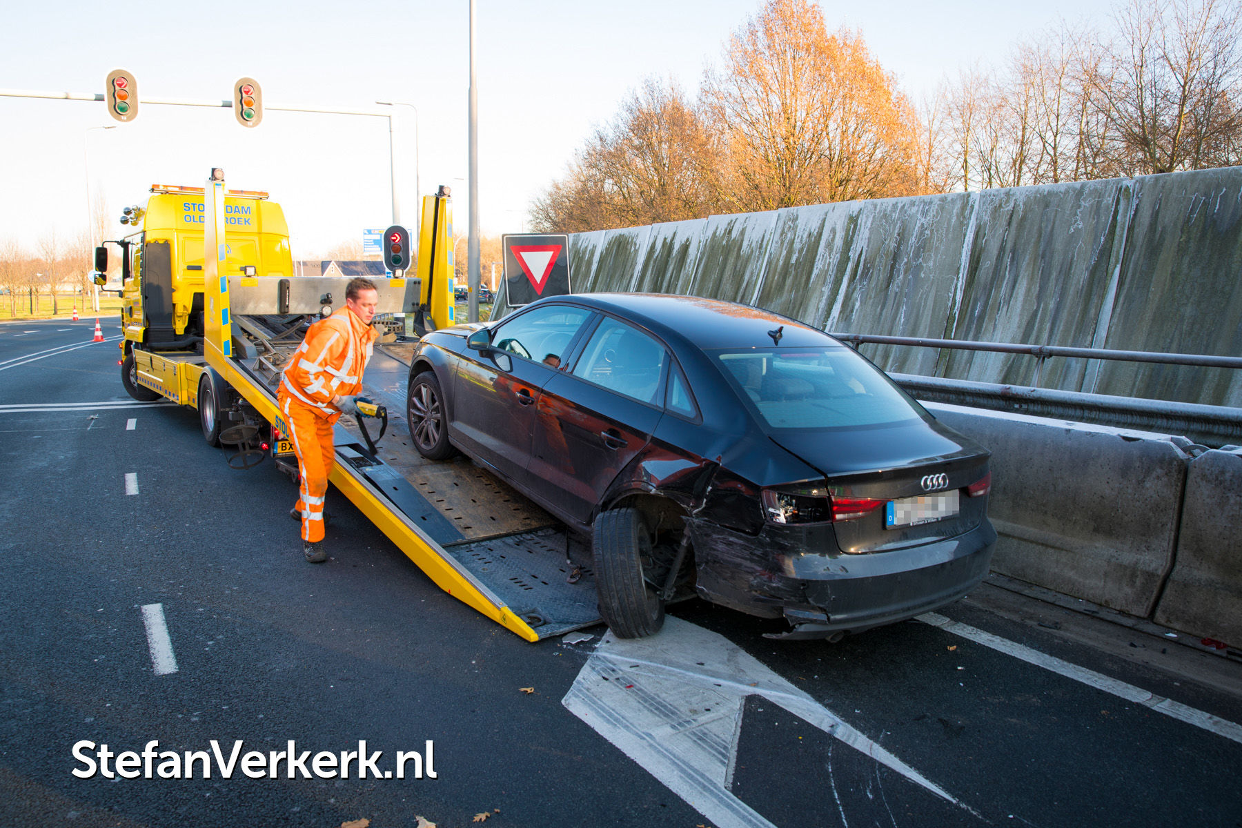 Ongeval Letsel A28 R 91,8 Afslag Zwolle-Zuid - Foto's - Stefan Verkerk ...