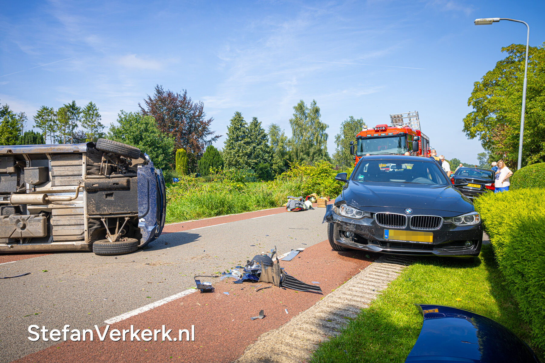 Ongeval Letsel Auto - Brommobiel Kanaaldijk Wapenveld - Foto's - Stefan ...